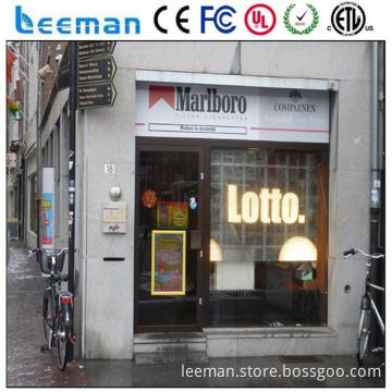 outdoor advertising led display screen P10 orange color intelligent glass
